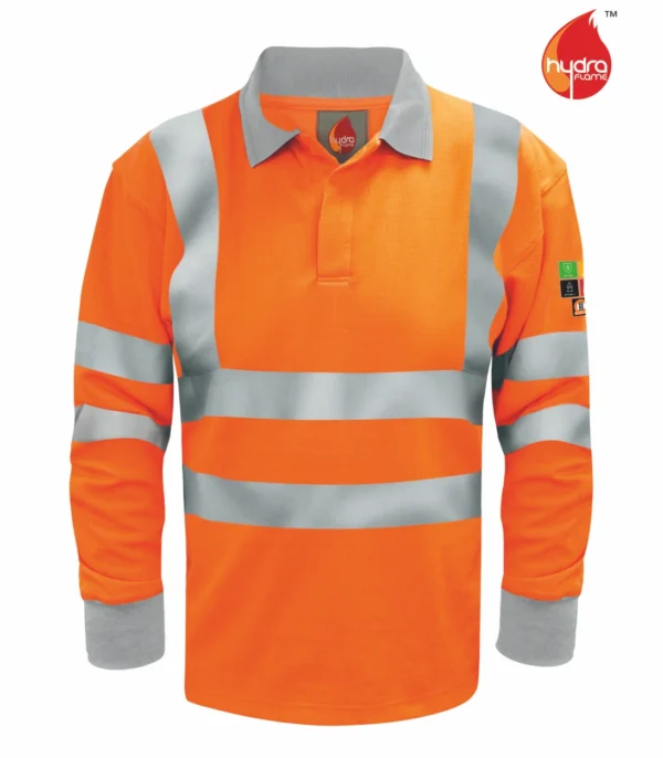 ORBIT QUANTUM: INHERENT FR ARC LONG SLEEVE POLO SHIRT